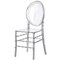 Fabulaxe Modern Acrylic Crystal Ice Chair, Florence Dining Chair, Stackable Transparent Seating QI004660.CL - alternate 1